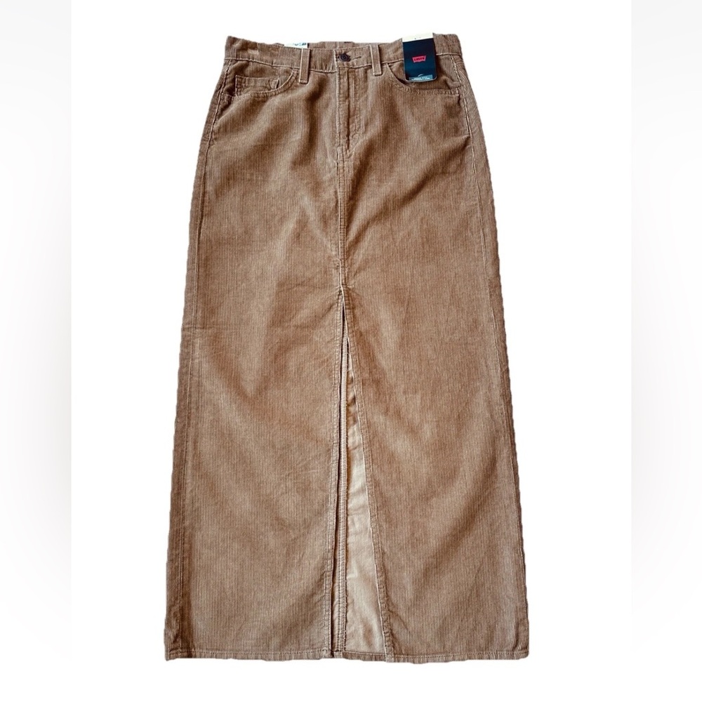 Levi's Premium Women's Corduroy Ankle Column Skirt